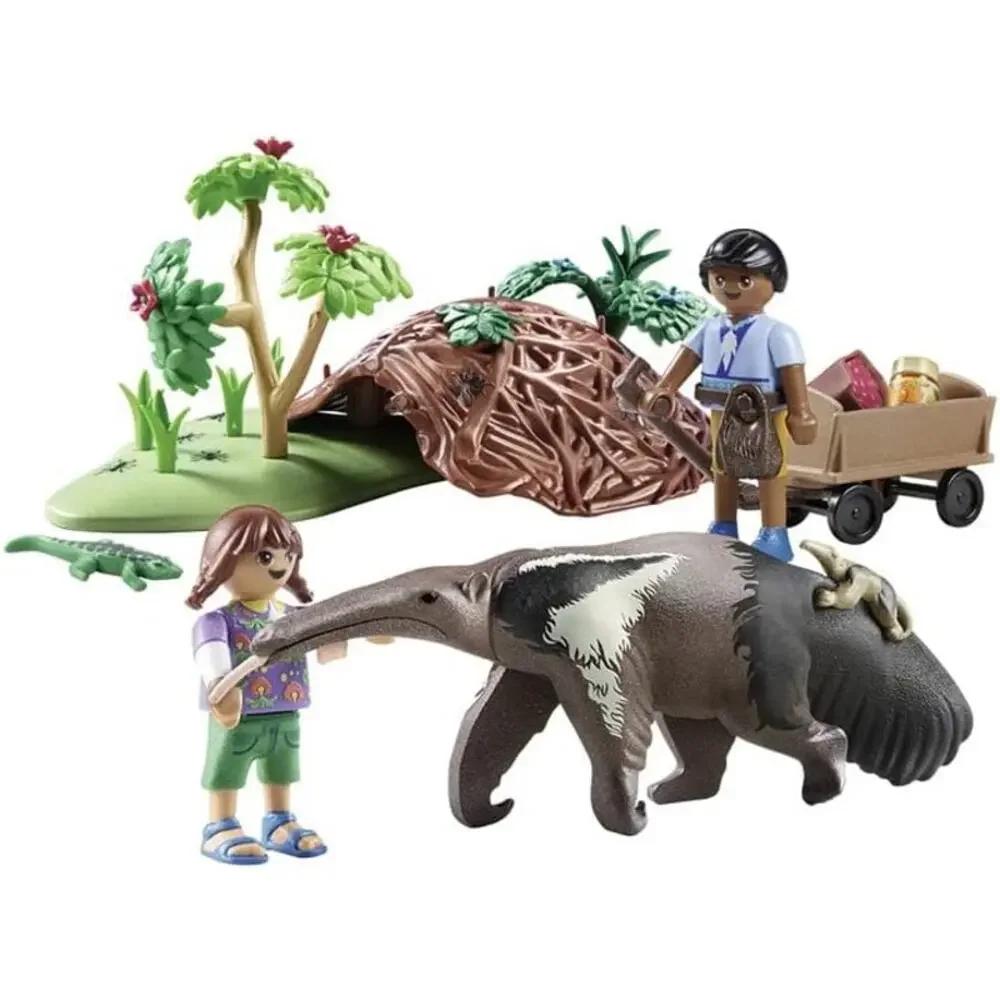 ✨ NEW IN BOX! ✨Playmobil Wiltopia: Anteater Care Building Set (Item #71012)